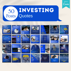 500 Investing Posts -  Social Media Templates