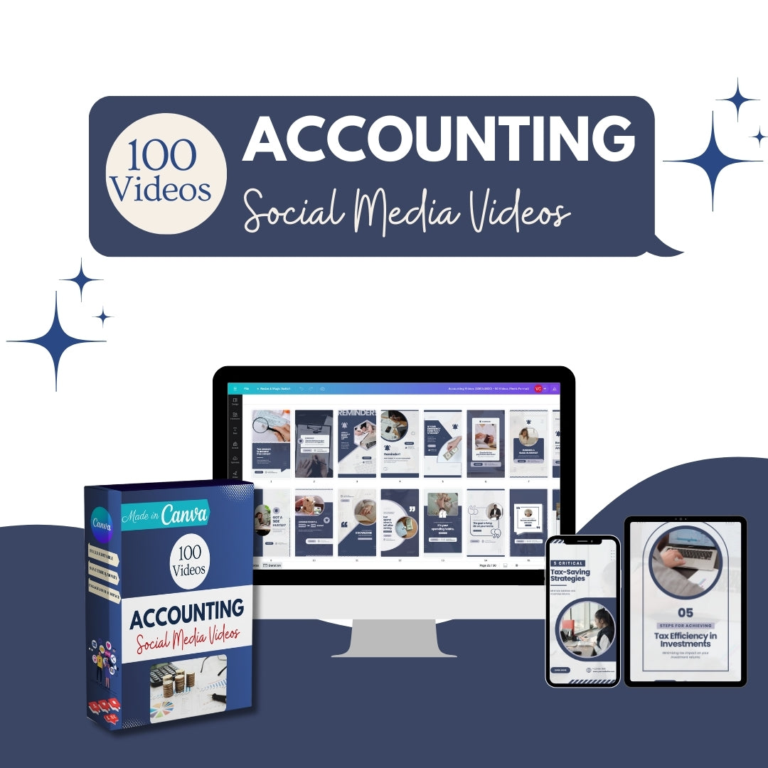 100 Accounting Video Templates Bundle