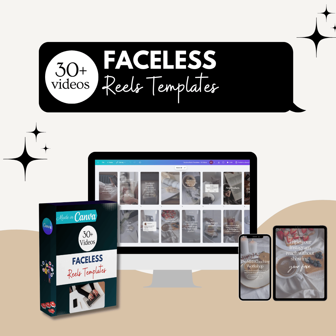 Faceless Reels Templates - 30 Videos