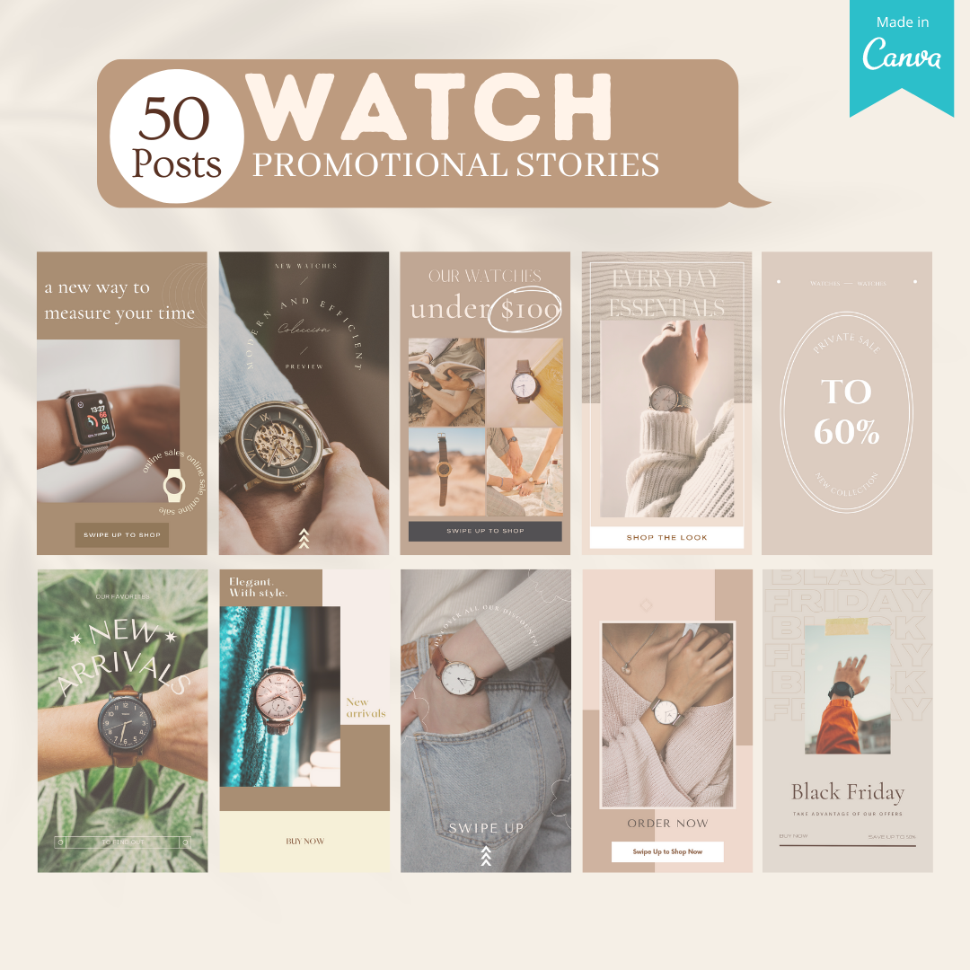 200 Watch Posts - Social Media Templates