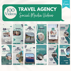 100 Travel Agency Video Templates