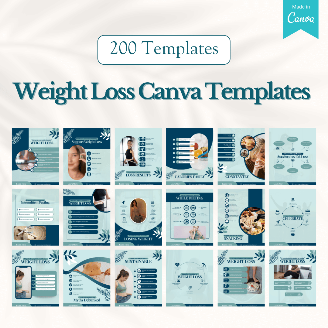 2000+ Fitness, Nutrition & Health Bundle - Social Media Templates