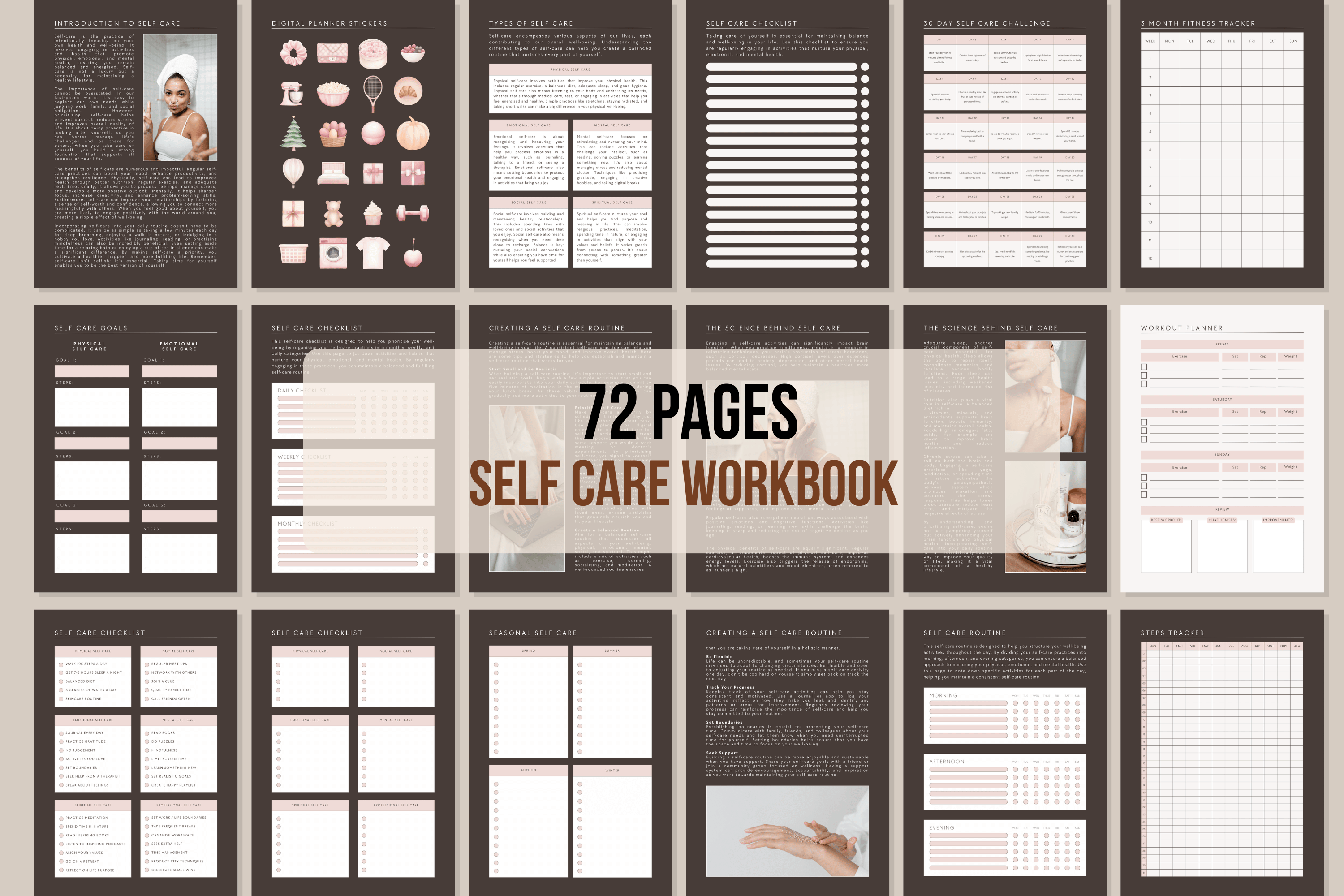 Self-Care & Confidence Planner Bundle