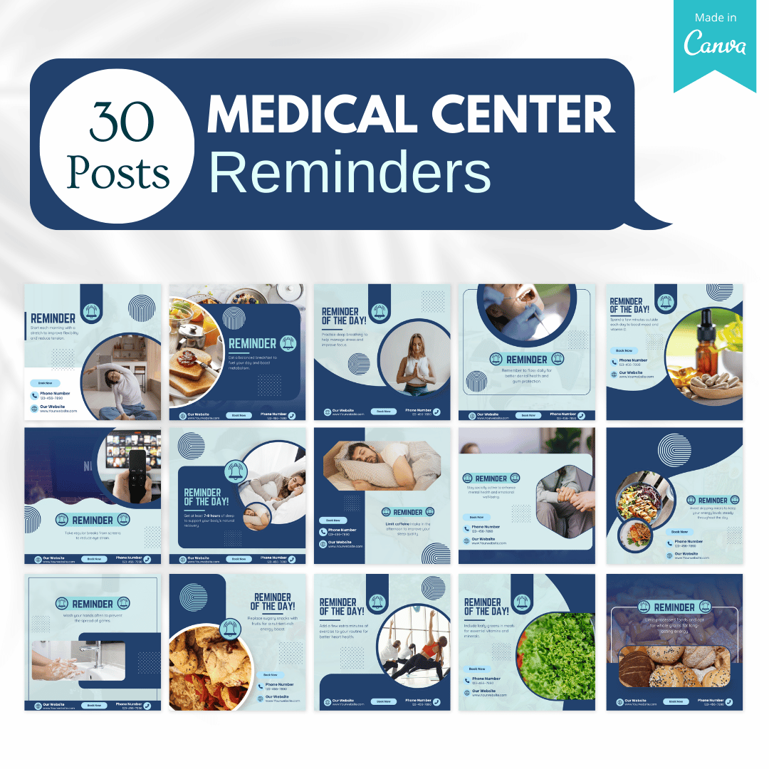 230 Medical Center Canva Templates