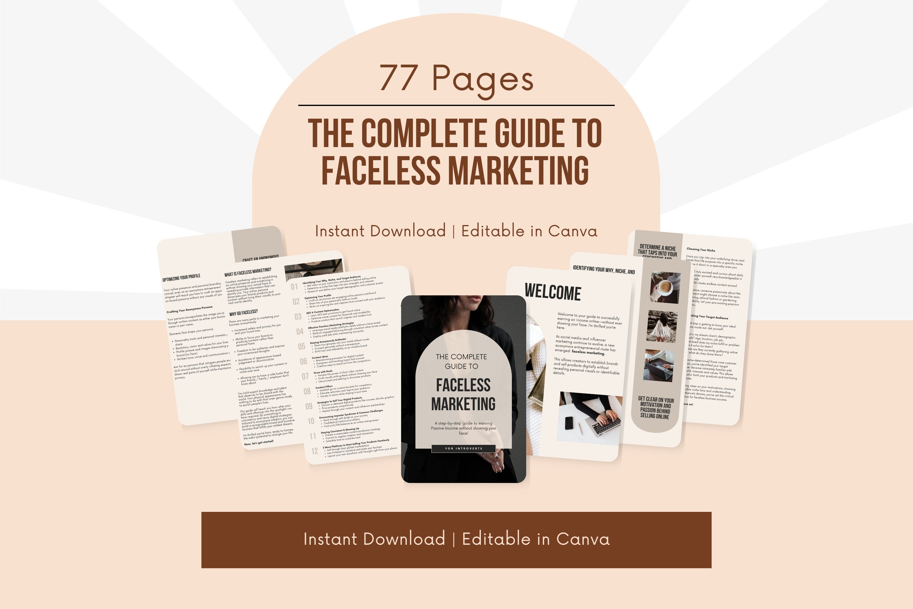 The Complete Guide to Faceless Marketing - 77 Pages