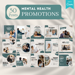 300 Mental Health (Vol.2) - Social Media Templates