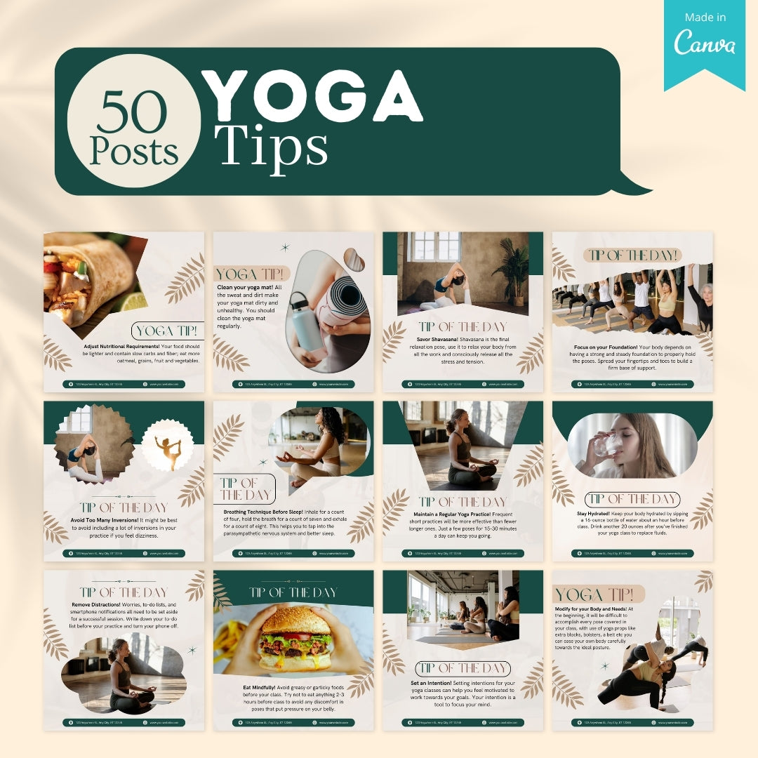 Yoga Bundle - Social Media Templates