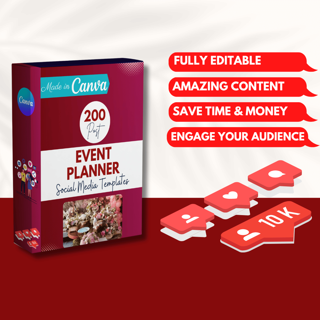 200 Event Planner Canva Templates