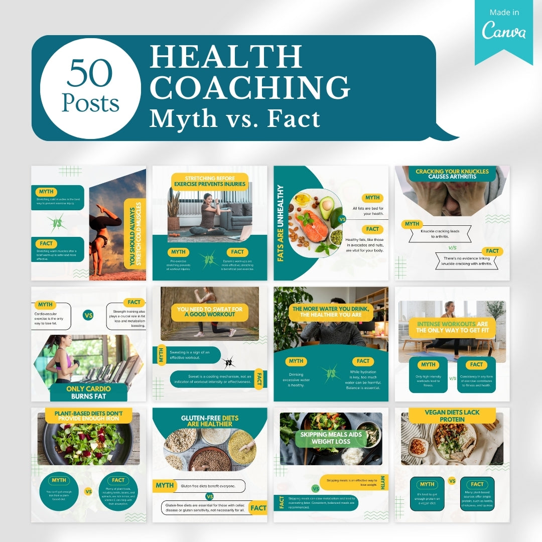 400 Health Coach - Social Media Templates