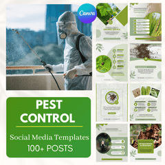 100 Pest Control Canva Templates