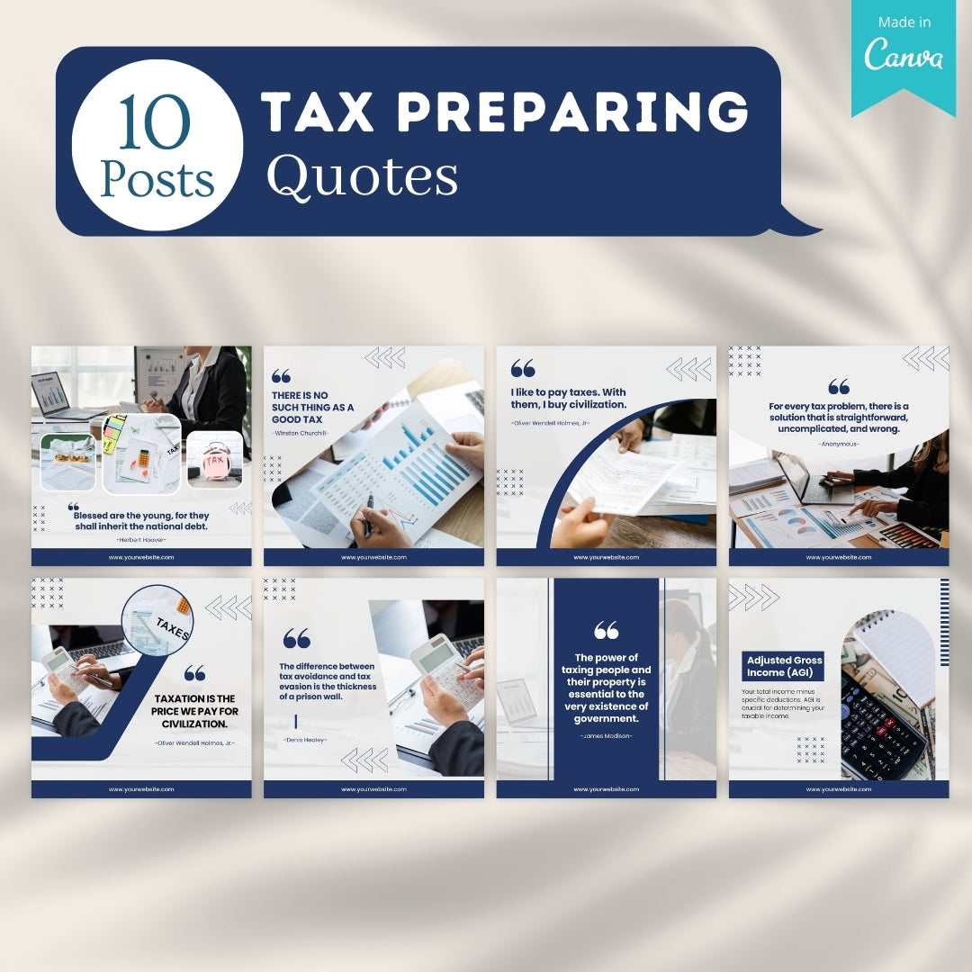 200 Tax Preparing - Social Media Templates