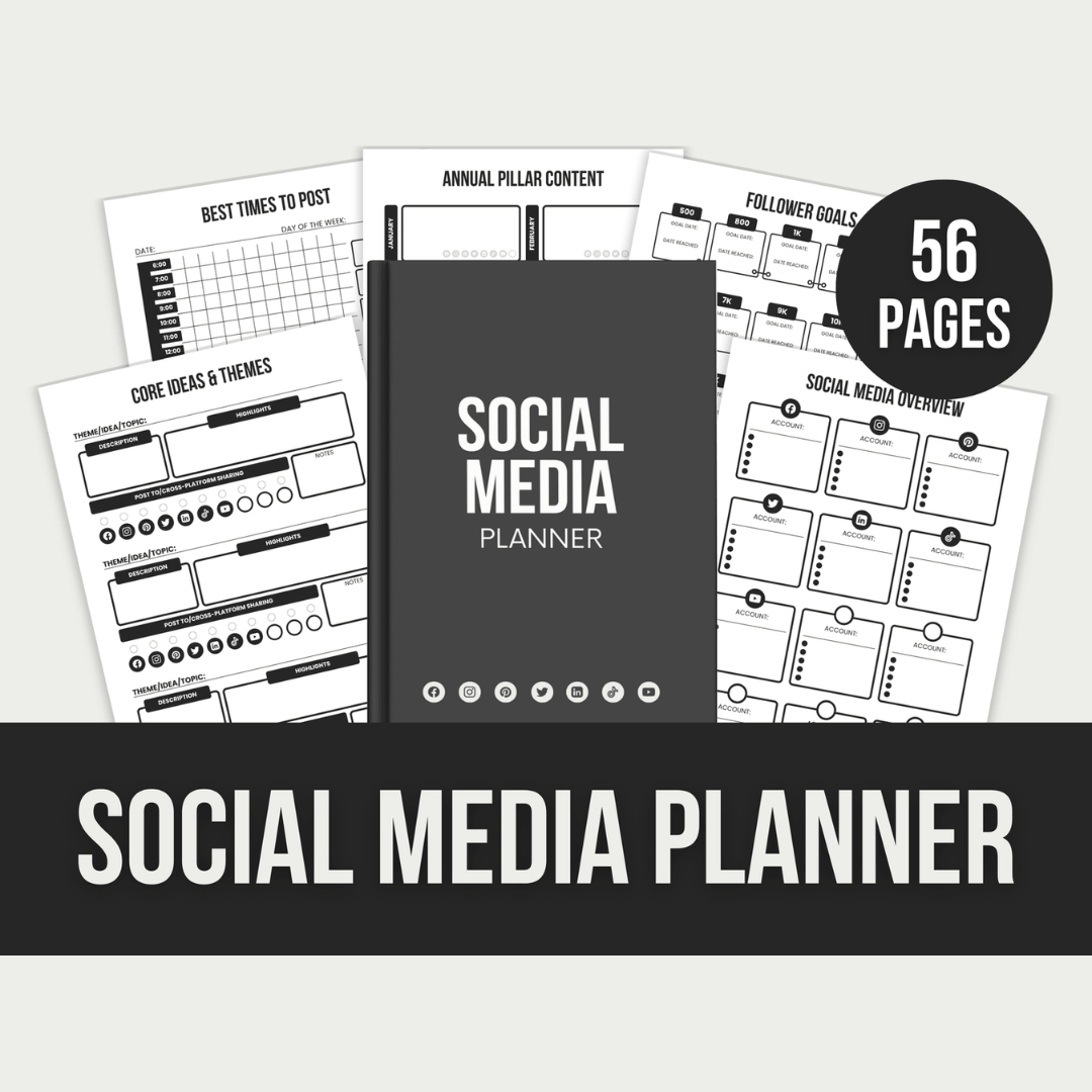 PLR Ultimate Social Media Planner Bundle (with resell rights)