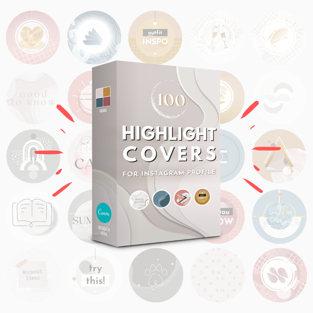 Highlightt Templete Highlight Cover Templates - 100 Templates – Viralcontent.design