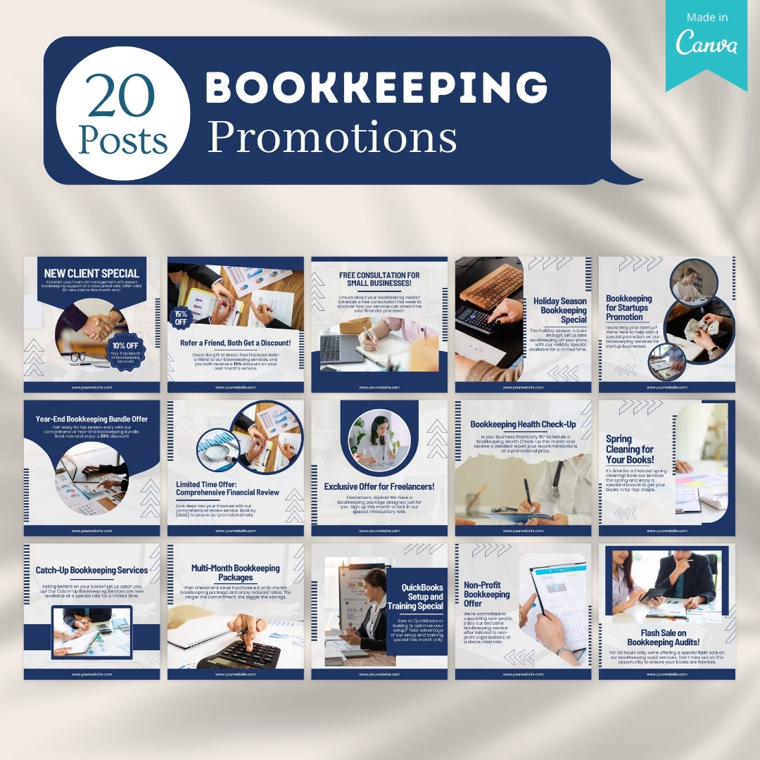 200 Bookkeeping  - Social Media Templates