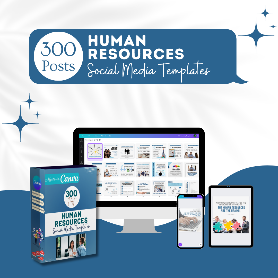 300 Human Resources Posts - Social Media Marketing