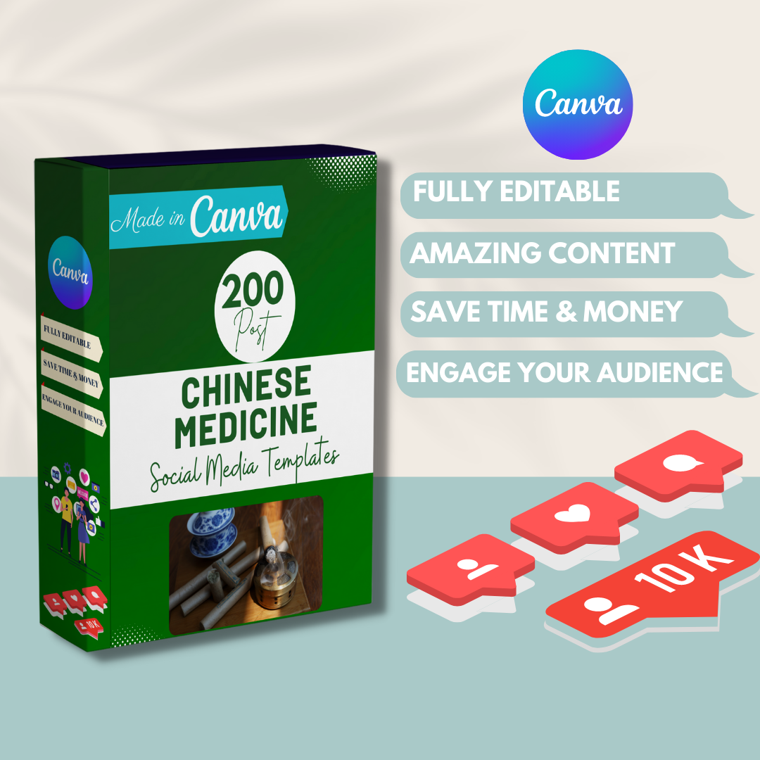 200 Chinese Medicine - Social Media Templates