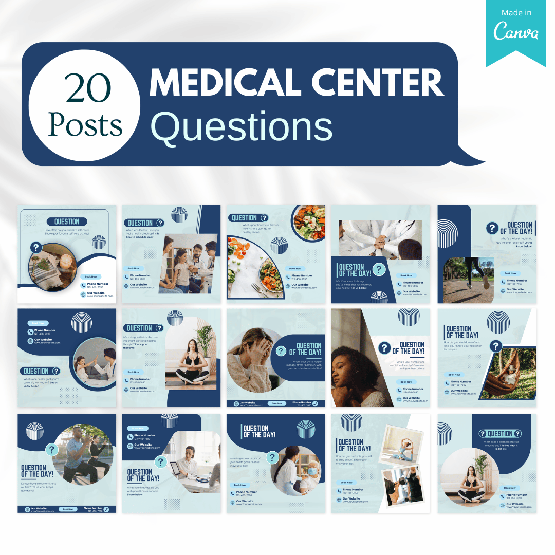 230 Medical Center Canva Templates