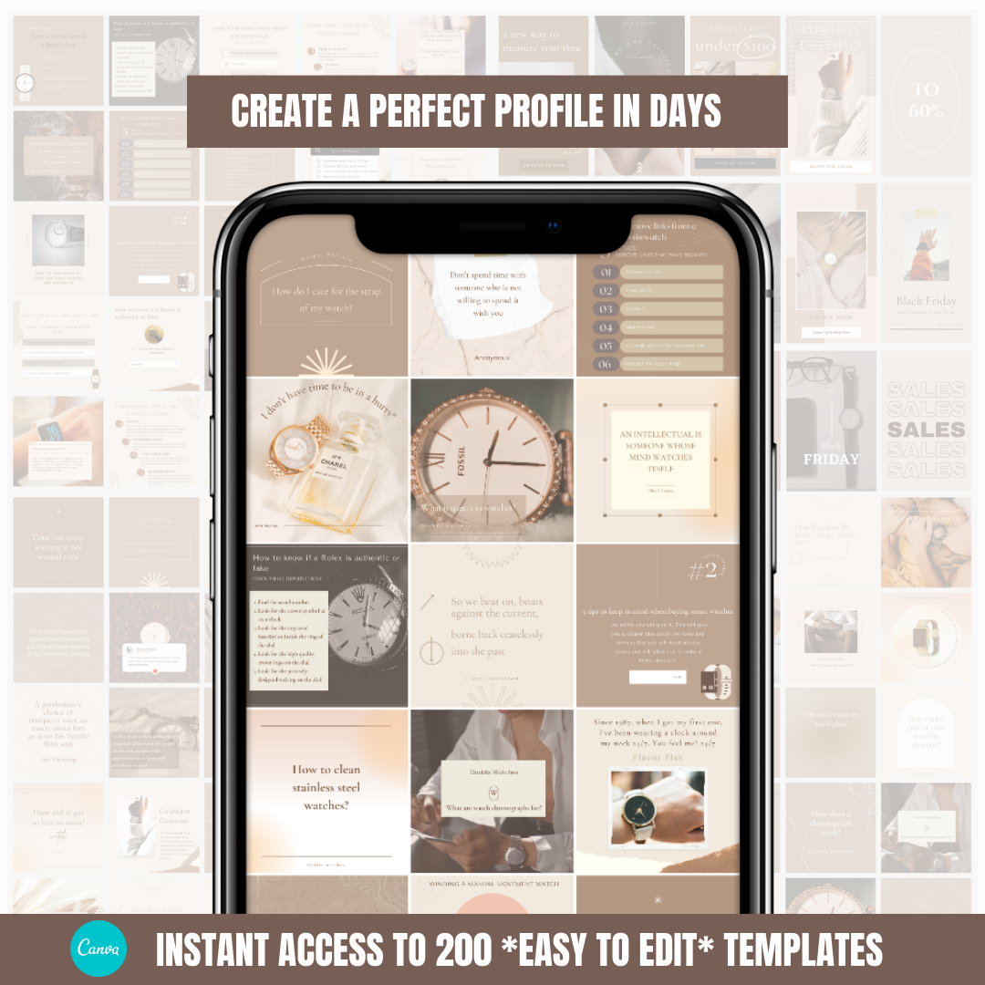 200 Watch Posts - Social Media Templates