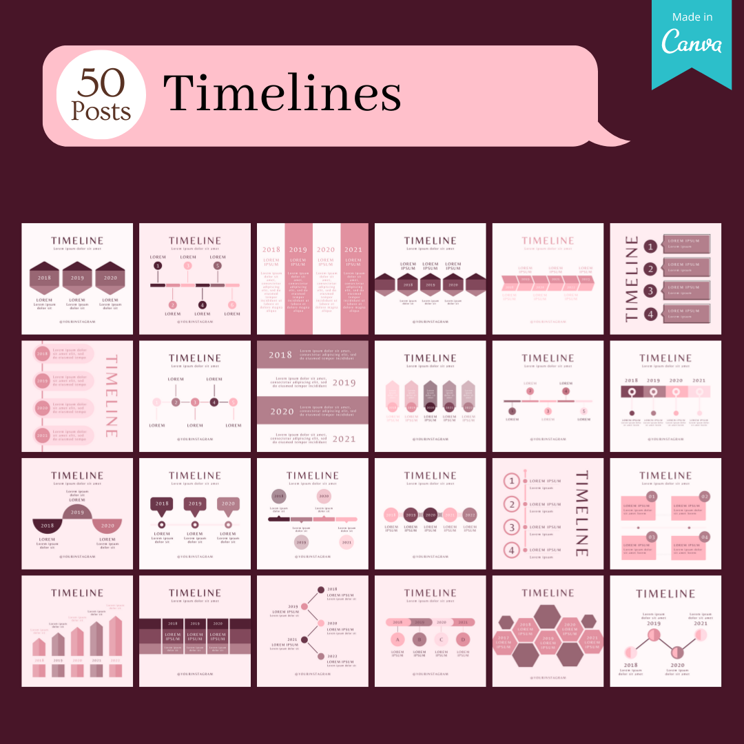 Inforgraphics Posts 500 Infographics Posts - Social Media Templates – Viralcontent.design