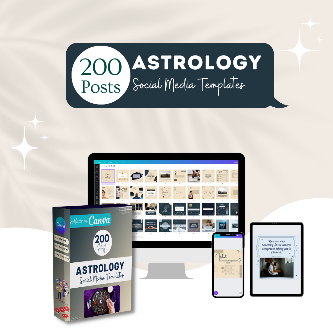 Astrology Social Media Canva Templates – Viralcontent.design