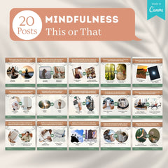 400 Mindfulness Posts - Social Media Templates