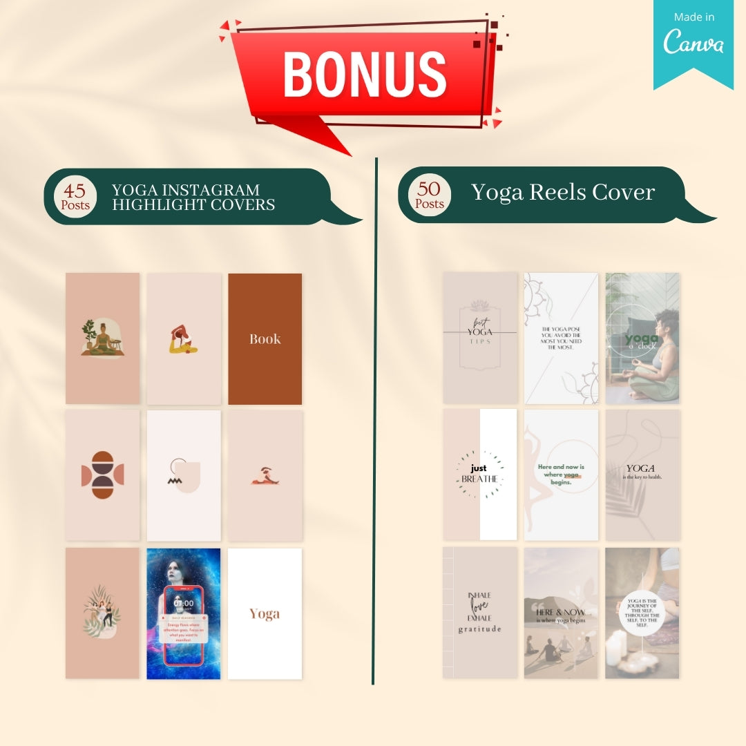 Yoga Bundle - Social Media Templates