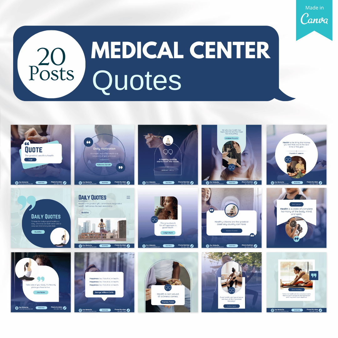 230 Medical Center Canva Templates