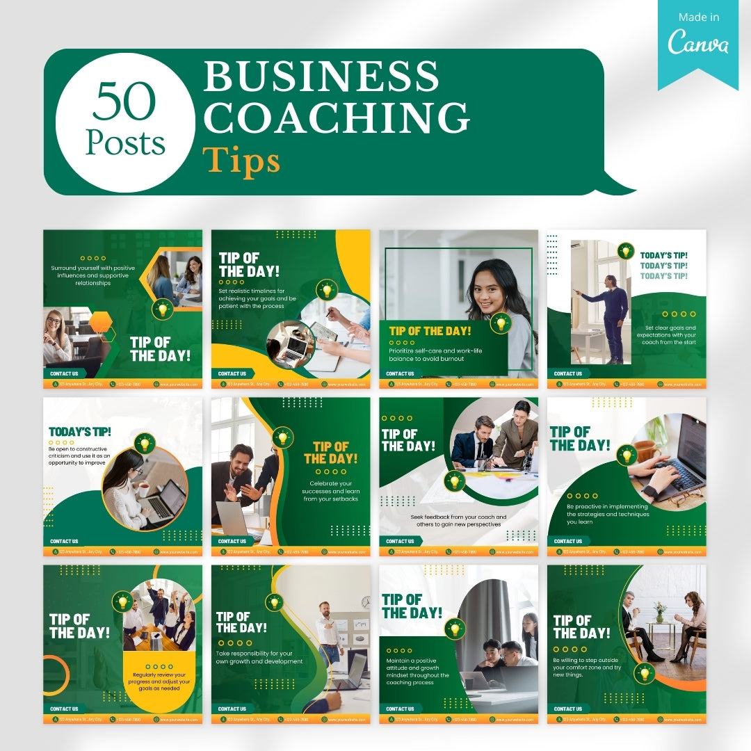 Professional Head Coach Post Example 520 Business Coaching Social Media Templates – Viralcontent.design