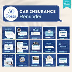 220 Car Insurance Canva Templates