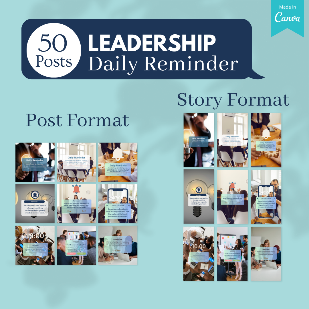 850+ Leadership Bundle - Social Media Templates