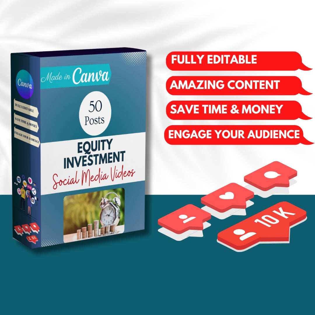 50 Equity Investment Canva Templates