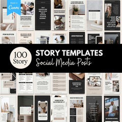 100 Instagram Stories - Social Media Templates