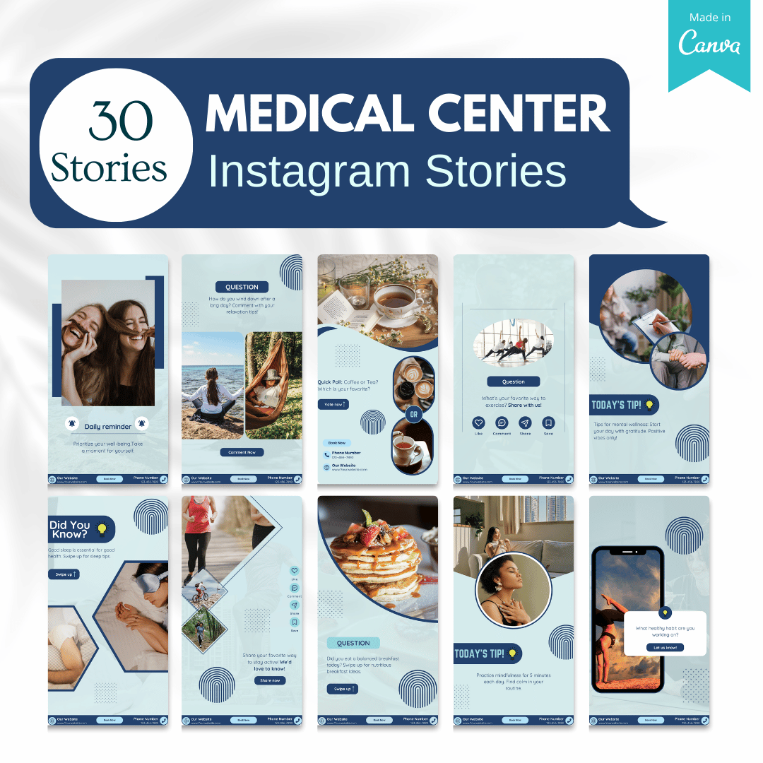 230 Medical Center Canva Templates