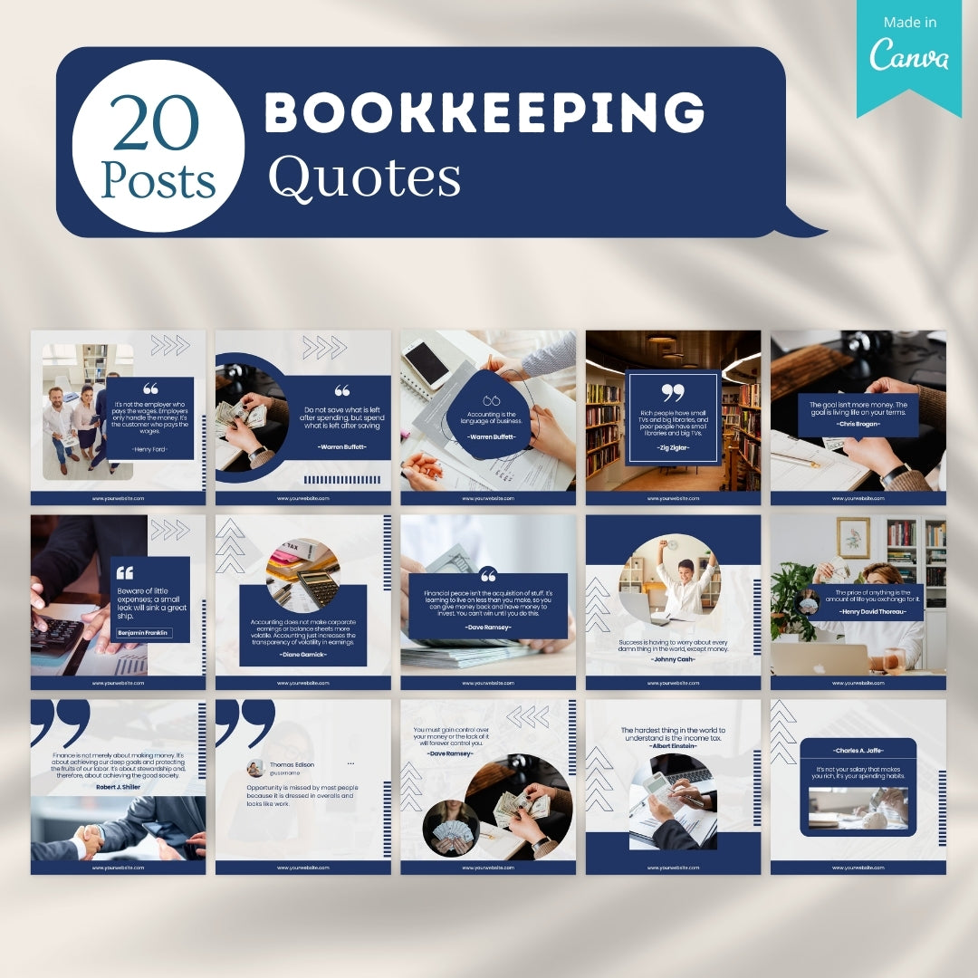 200 Bookkeeping  - Social Media Templates