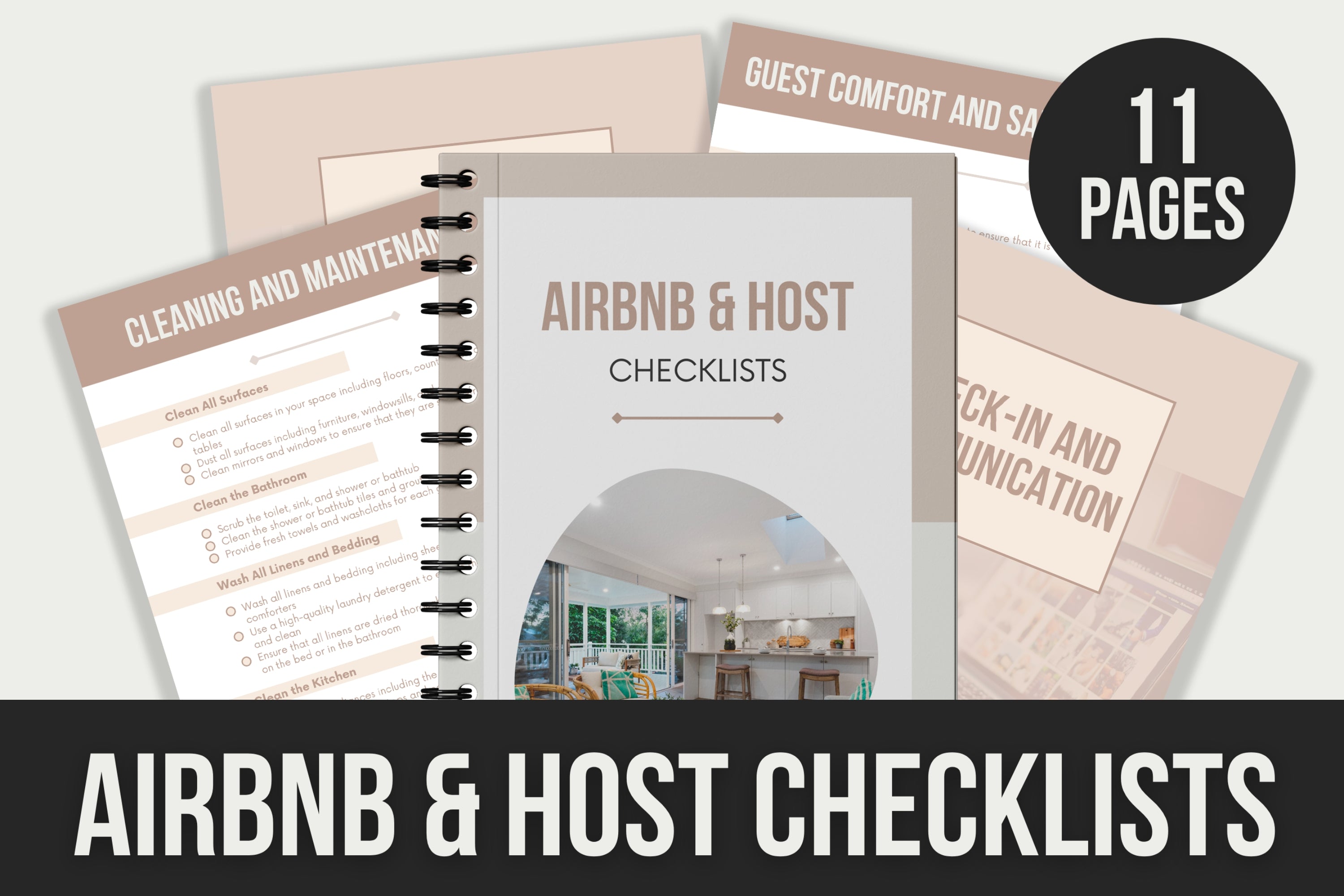 Air BnB & Host Checklists - 11 pages