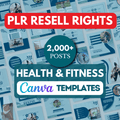 2000+ Fitness, Nutrition & Health Bundle - Social Media Templates