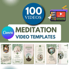 100 Meditation Video Templates Bundle