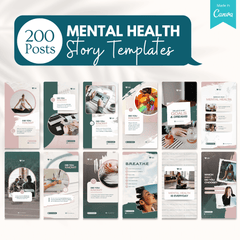 Mental Health Bundle - Social Media Templates