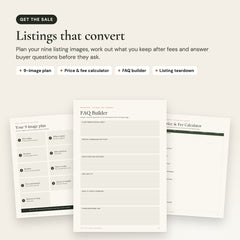 Etsy Shop Growth Workbook: Listings that convert