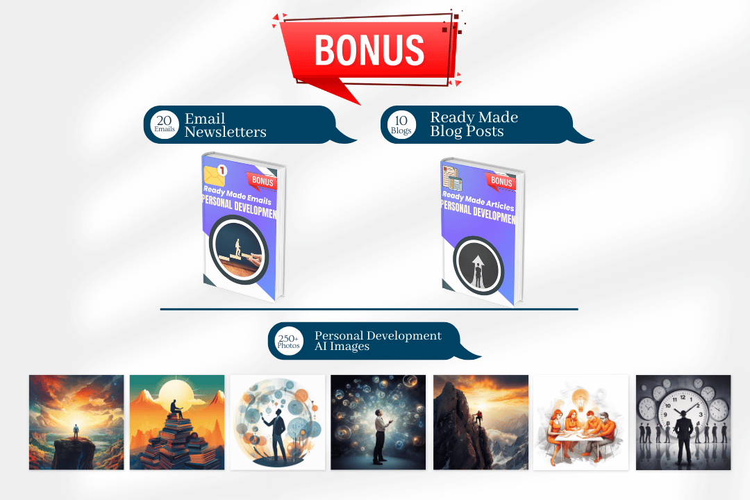 Bundle of customizable quote templates for personal growth and self-improvement.