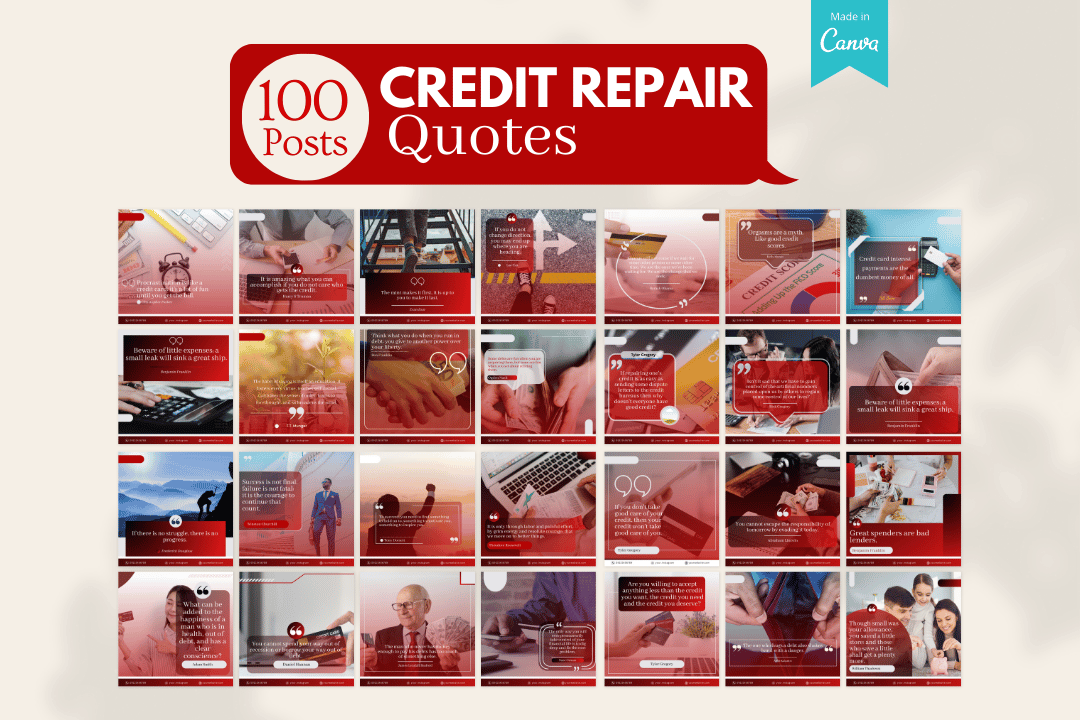 Share impactful quotes that motivate financial growth and credit repair.