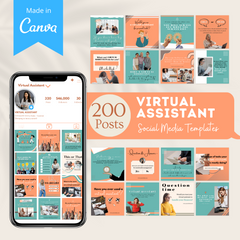 Virtual Assistant Bundle- Social Media Templates