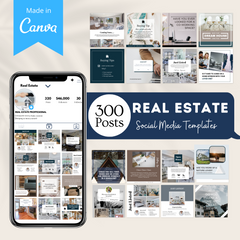 300 Real Estate Posts - Social Media Templates