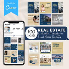 Real Estate LinkedIn Posts - Social Media Template