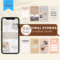 300 Viral Stories - Social Media Templates