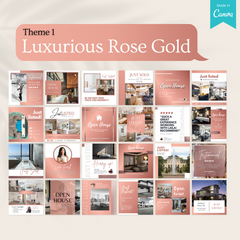 Luxurious Real Estate - Social Media Template