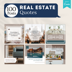 300 Real Estate Posts - Social Media Templates