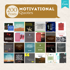 400 Motivational Posts - Social Media Templates