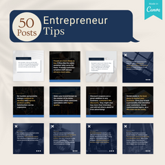 200 Entrepreneur Posts - Social Media Templates