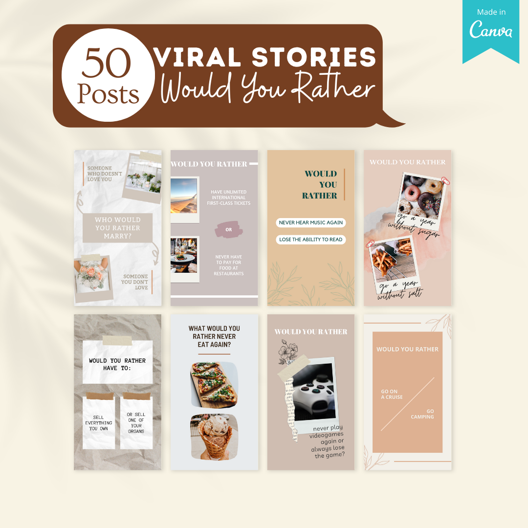 300 Viral Stories - Social Media Templates